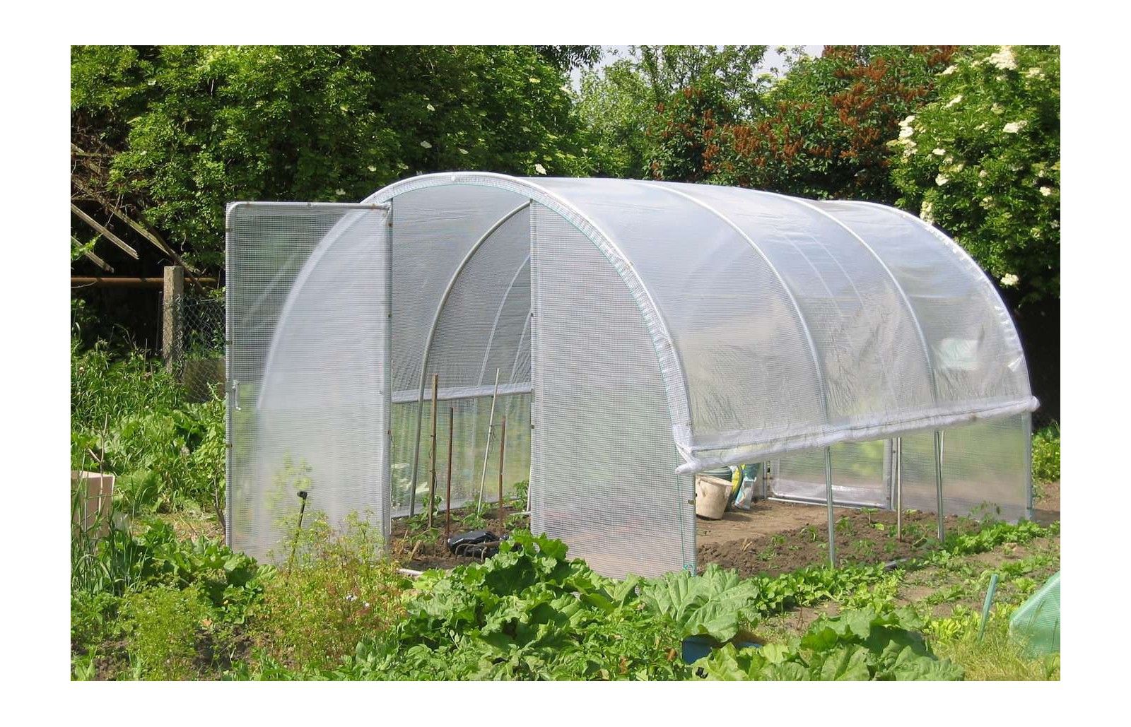 Serre De Jardin Tunnel 1701 serre jardiniere 3m00 x 4m50 serres tonneau Serre De Jardin Tunnel 1701 serre jardiniere 3m00 x 4m50 serres tonneau