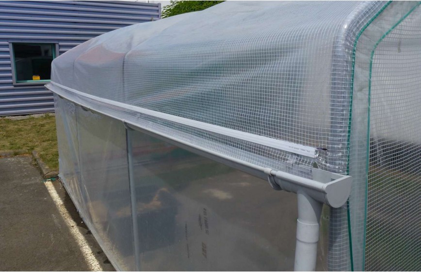 KIT RECUPERATION D'EAU DE PLUIE -2 LONGUEURS- SERRE OPTIMUM LONG. 10M50 KIT RECUPERATION D'EAU DE PLUIE -2 LONGUEURS- SERRE OPTIMUM LONG. 10M50