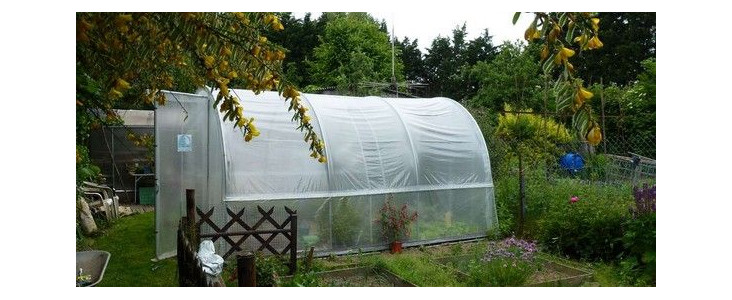 Kit de récupération d'eau de pluie pour serre jardinière largeur 3m00