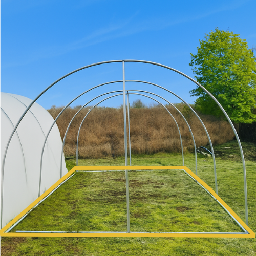 Embase au sol serre tunnel