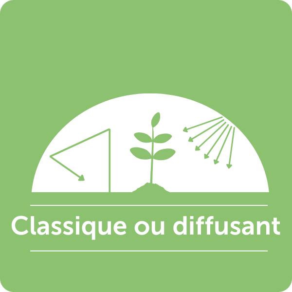 Polyéthylène cristal ou diffusant