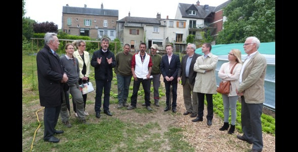 Inauguration de Serres Éco-Responsables à Abbeville - Courrier Picard du 1 juin 2016